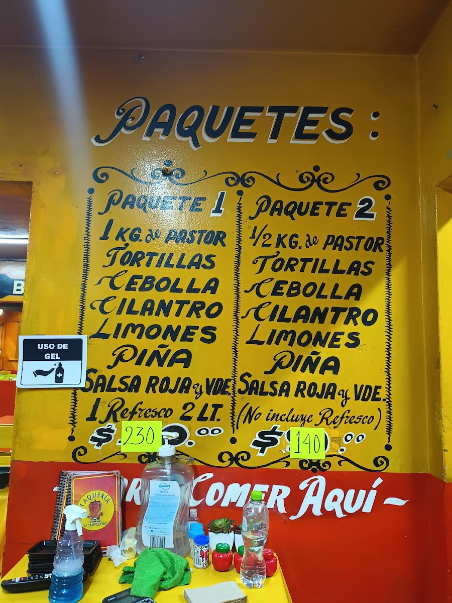 La Tampiqueña Menu - Image 2