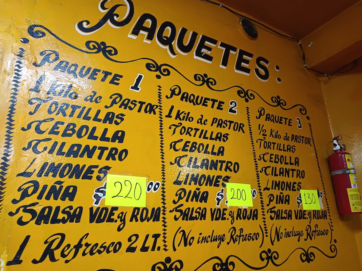 La Tampiqueña Menu - Image 3